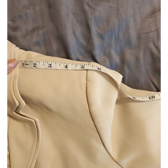 Tahari Arthur S. Levine Dress Suit Blazer jacket Stone Size 12 - Picture 8 of 11